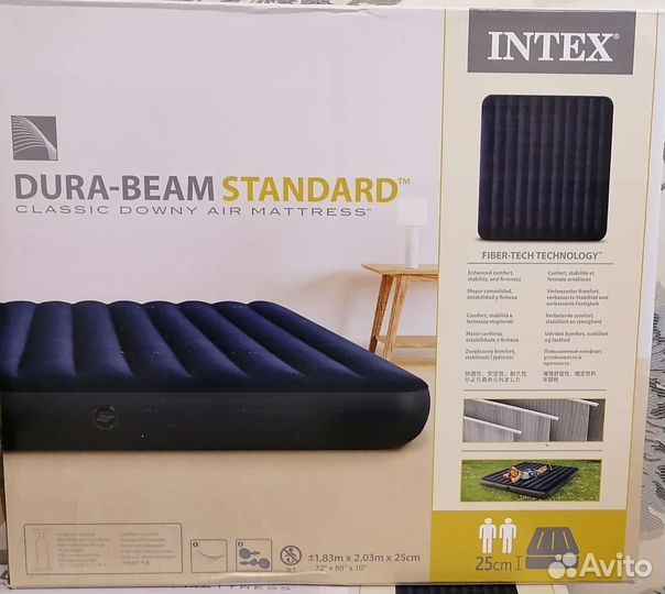Матрас надувной intex