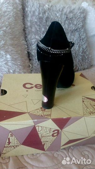 Туфли замшевые