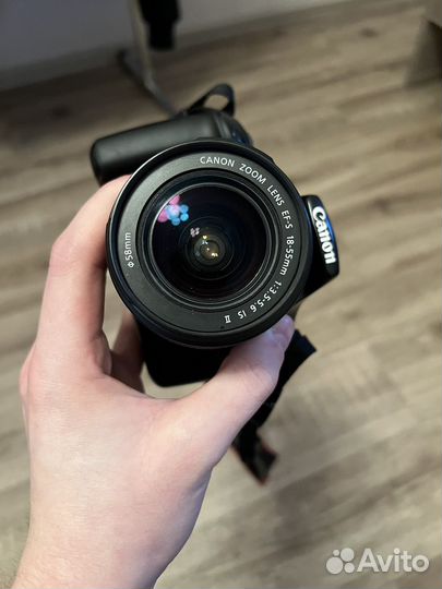 Зеркальный фотоаппарат canon eos 1100d