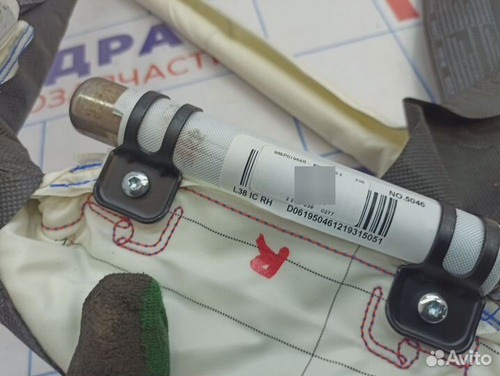 Подушка безопасности боковая (шторка) правая Renault Megane 3 985P06553R