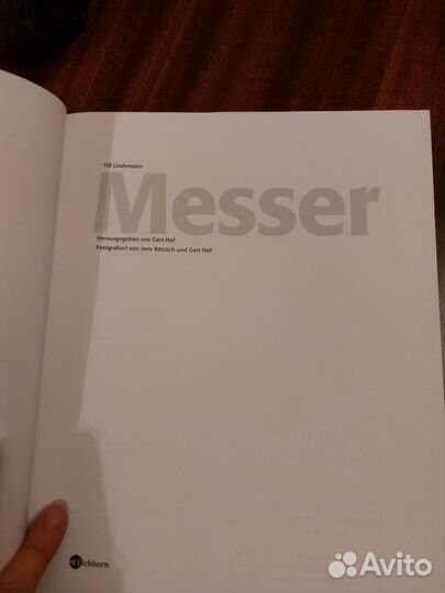 Книга Messer Till Lindemann