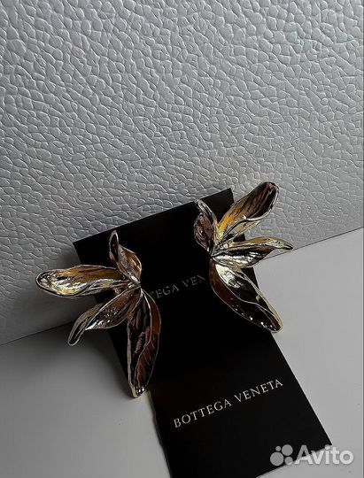 Серьги стиль Zara винтаж объемные