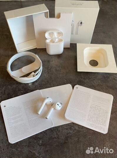 Беспроводные наушники apple airpods 2