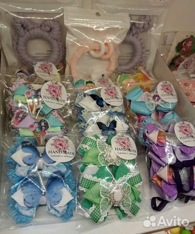 Резинки -бантики (ручная работа)