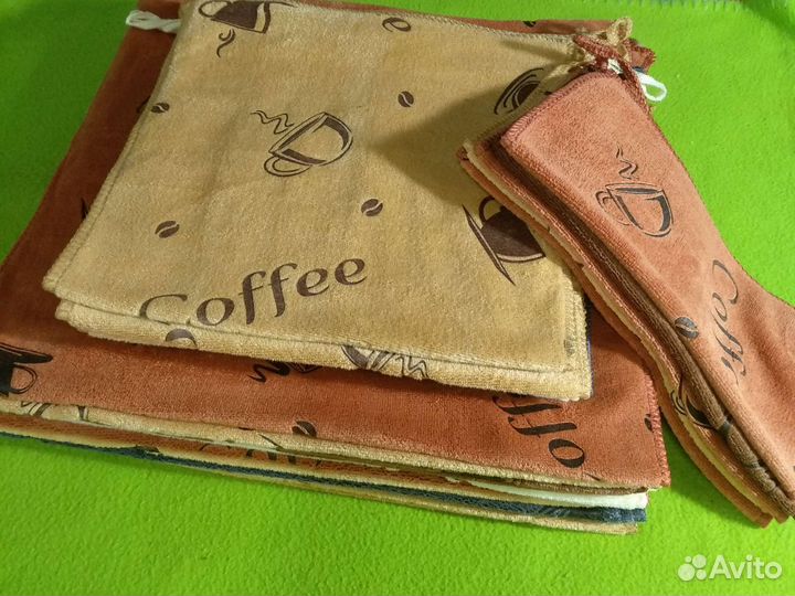 Кухонные барные полотенца Кофе