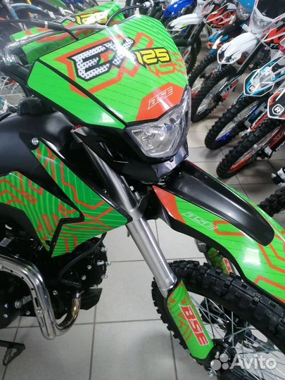Питбайк BSE EX125 E Green Orange Ant (020)