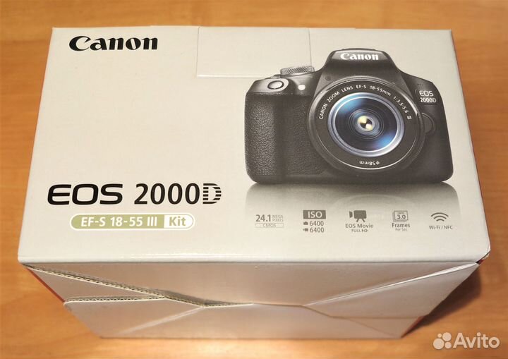 Canon EOS 2000D Kit EF-S 18-55 III Новый