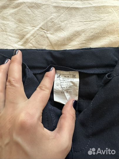 Брюки классические школьные