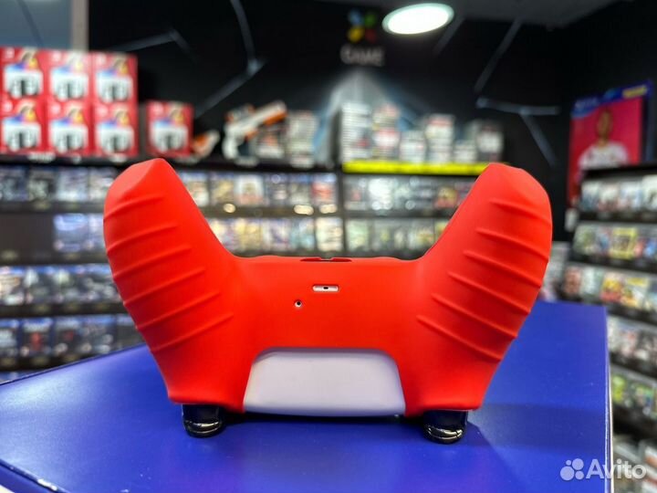 Силиконовый чехол для геймпада Dualsense (Красный)