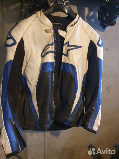 Мотокуртка alpinestars tech 1-R leather jacket 54