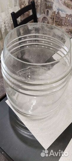 Бочка стеклянная