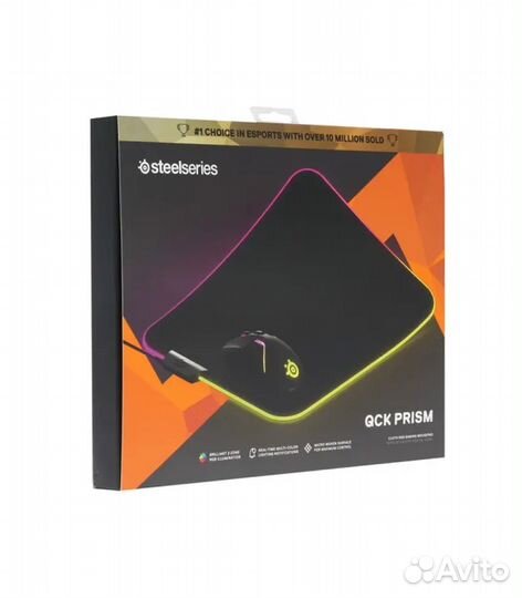 Коврик для мыши Steelseries QcK Prism Cloth, M, че
