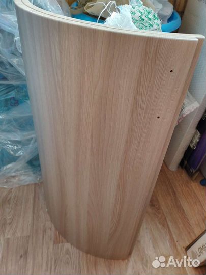 Фасад мдф радиусный ясень шимо светлый