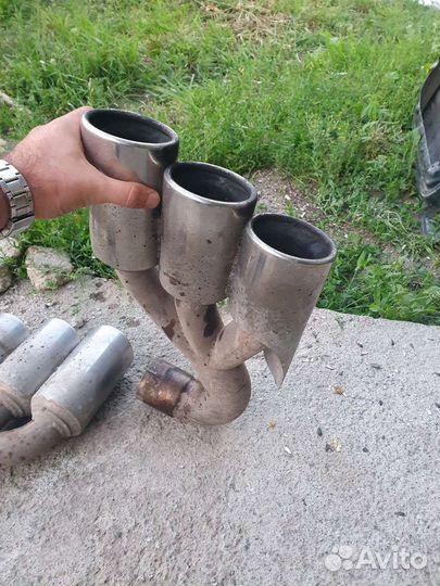 Насадки на глушитель cayenne