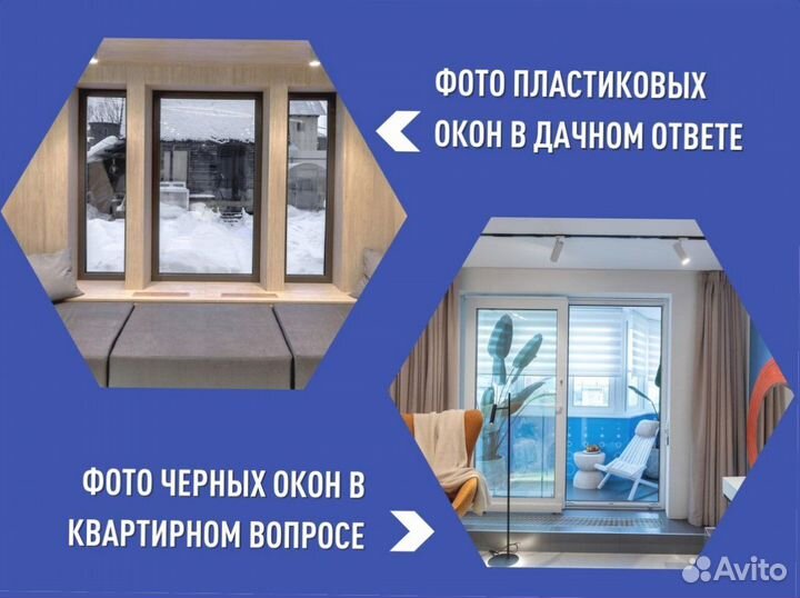 Готовое пластиковое окно, 1000х1200 мм