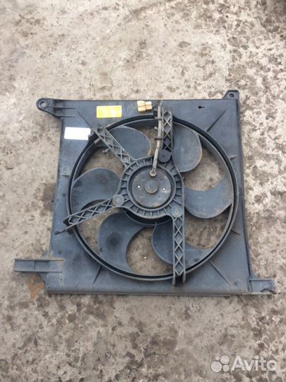 Вентилятор охлаждения в сборе, оригинал на Дэу нек