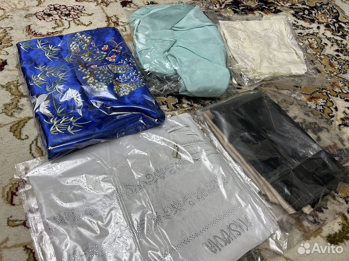 Платки, пеньюар, фартук