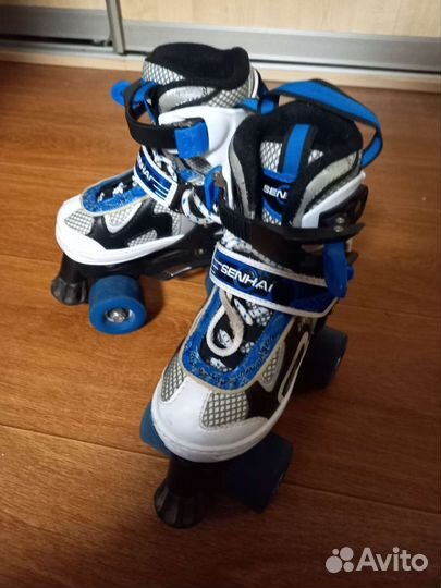 Роликовые коньки детские раздвижные