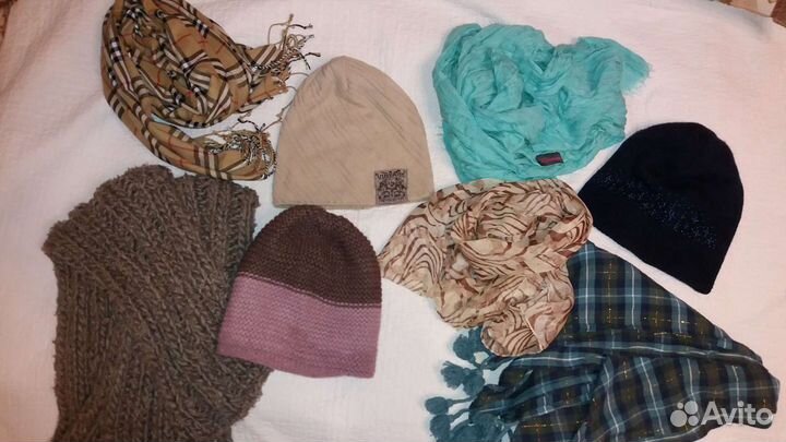 Шапки, берет, шарфы, палантины