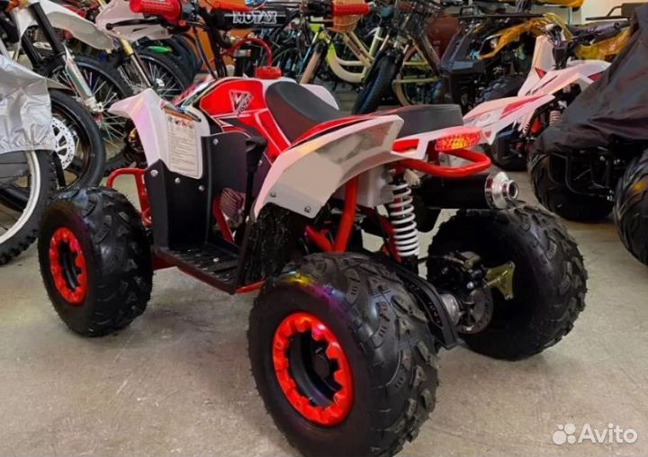 Квадроцикл Motax Mikro 110 сс NEW бело-красный