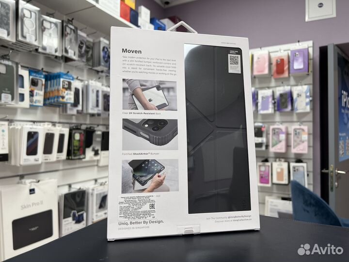 Чехол Uniq moven iPad PRO 11 и AIR 10,9 grey