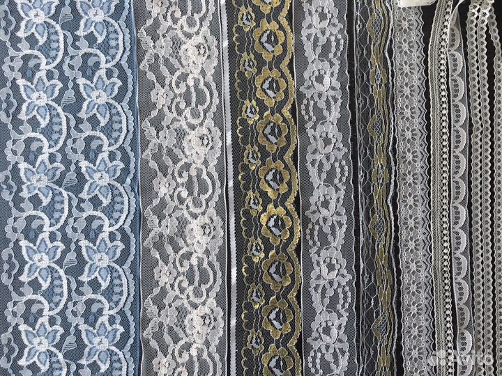 Кружево, шитье, ленты