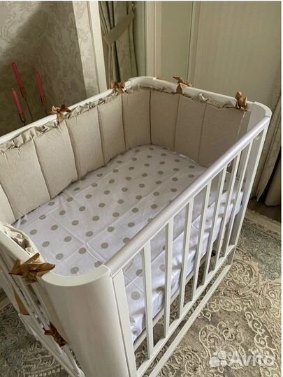 Бортики в детскую кроватку