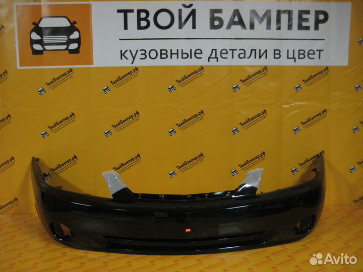Бампер передний Kia Spectra цвет Черный жемчуг 2Z