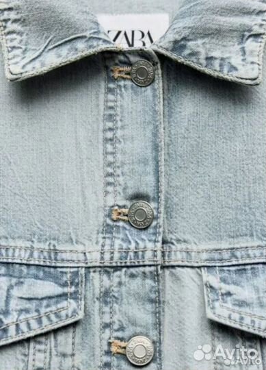Джинсовый комбенизон Зара S