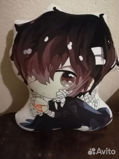 Подушка с аниме. Дазай Осаму