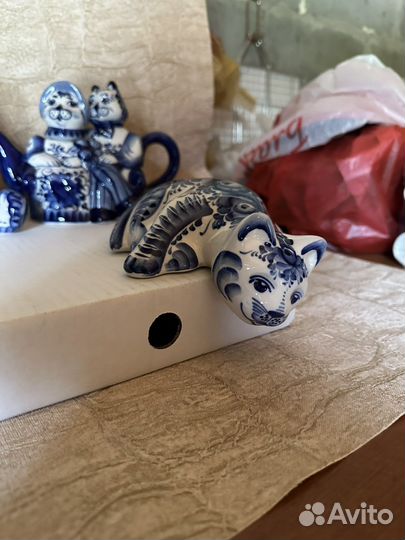 Гжельские кошки