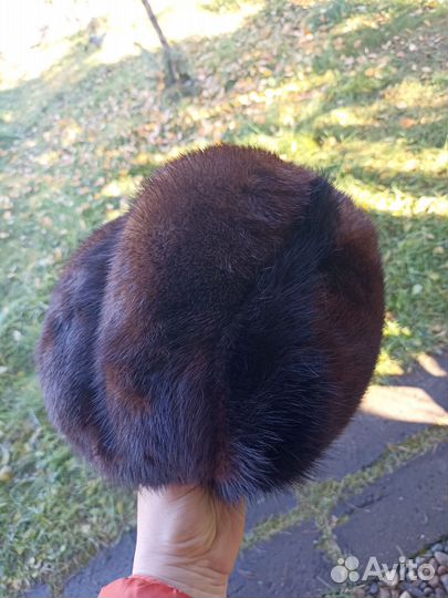 Женская норковая шапка
