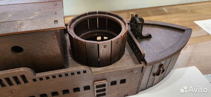 Деревянный мини - бар Корабль