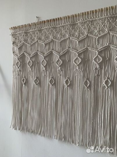 Штора макраме