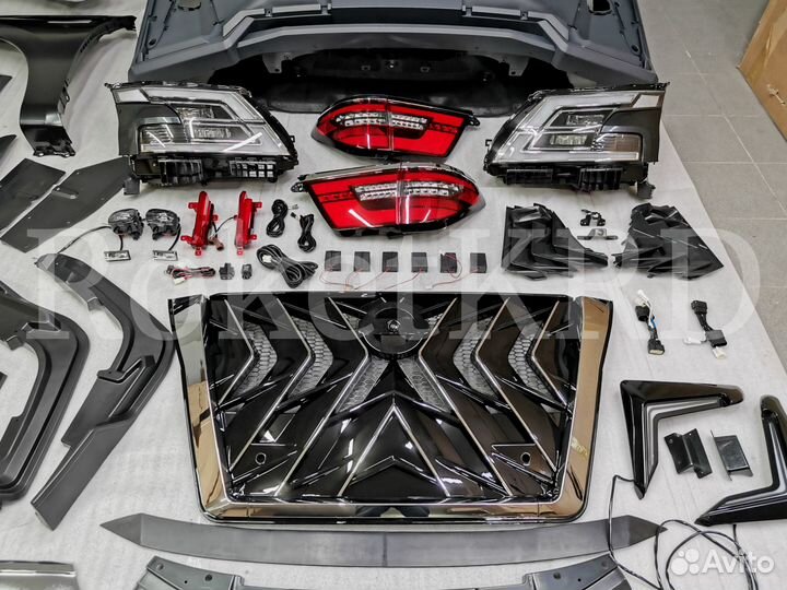 Рестайлинг Nissan Patrol Y62 2020 Black Hawk