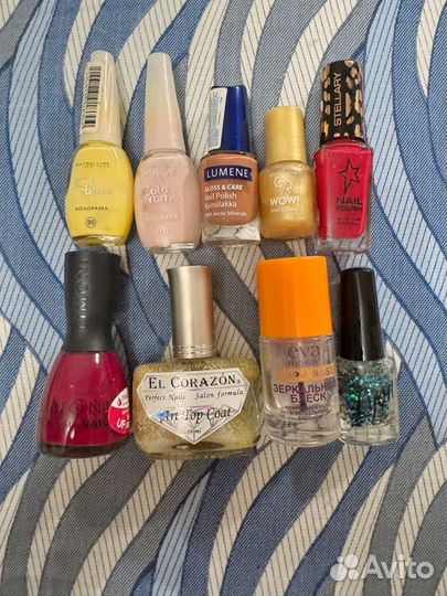 Лак для ногтей пакетом бу