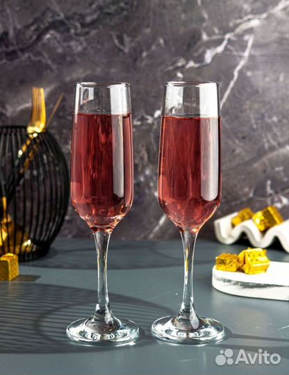 Бокалы для шампанского Pasabahce Isabella 6 шт