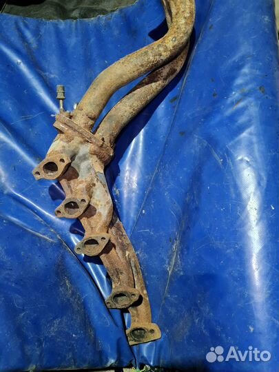 Коллектор выпускной+приёмная труба audi 100 c4 2.3