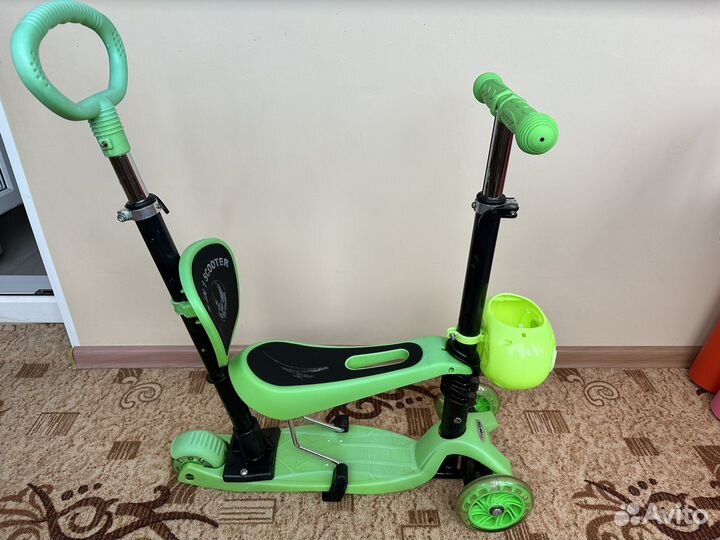 Самокат детский 3 колесный (3 в 1)