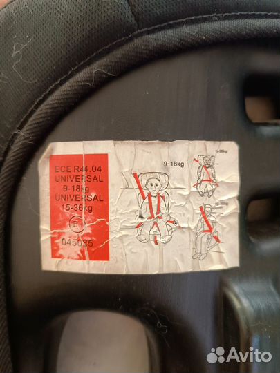 Детское автокресло 15 до 36 кг
