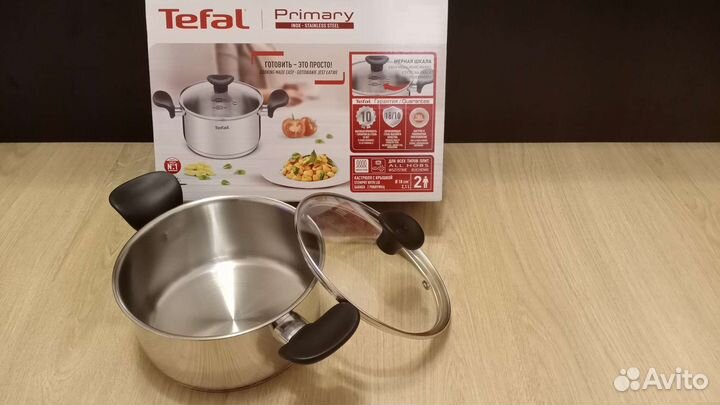 Новая Tefal Primary 2.1 л. Кастрюля