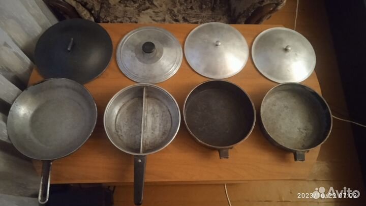 Сковородки СССР. Казаны. утятницы СССР