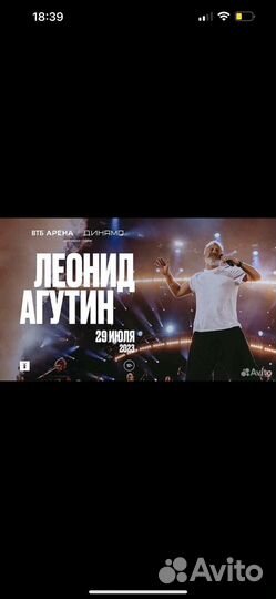 Билеты на концерт Леонида Агутина 29 июня