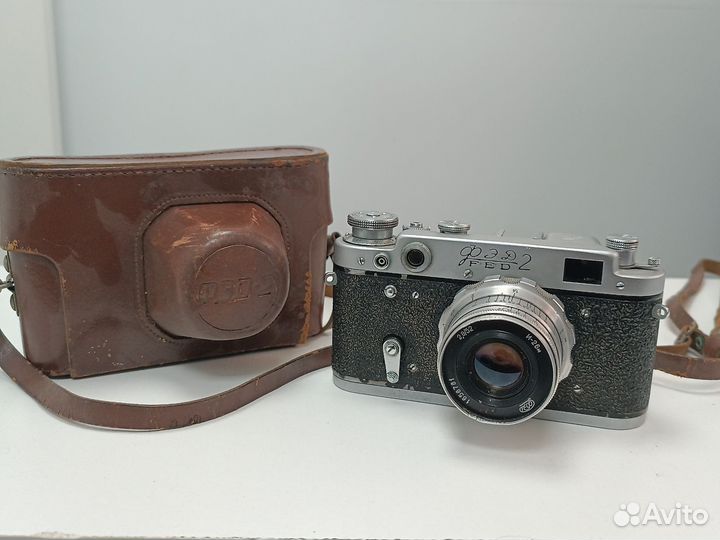 Фотоаппарат фэд 2 с объективом в чехле