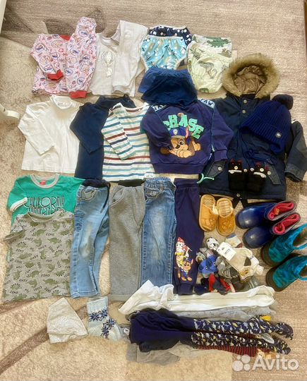 Пакет вещей на мальчика 86 92