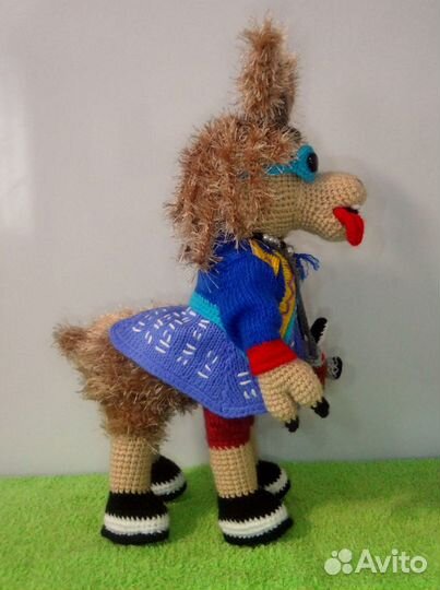 Мягкая вязаная игрушка Лама из шоу Маска на заказ