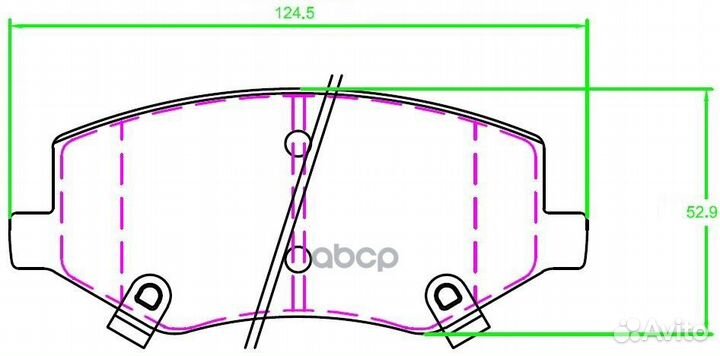 Колодки тормозные москвич 3 22/JAC JS4 20