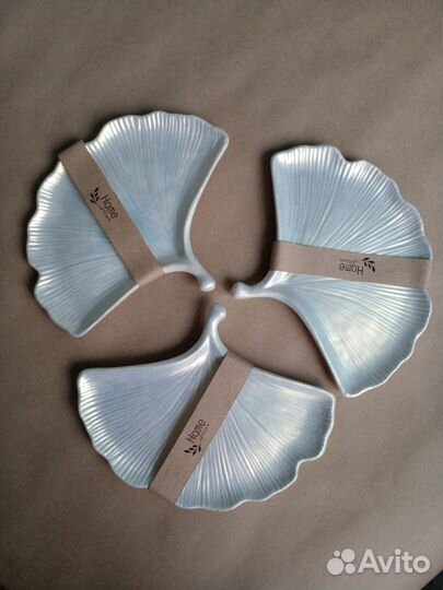 Декоративная тарелка из гипса, декор для дома