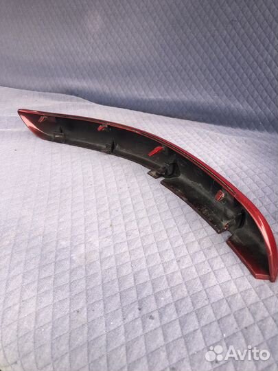 Накладка на передний бампер левый