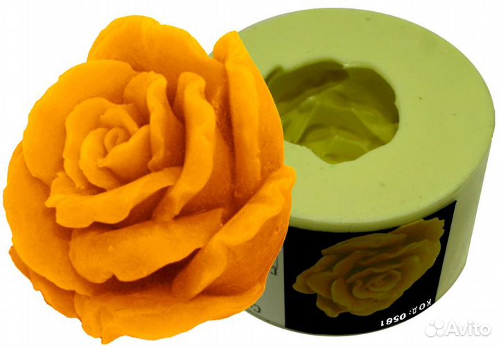 Силиконовая форма для свечей Цветок 3 (0581)